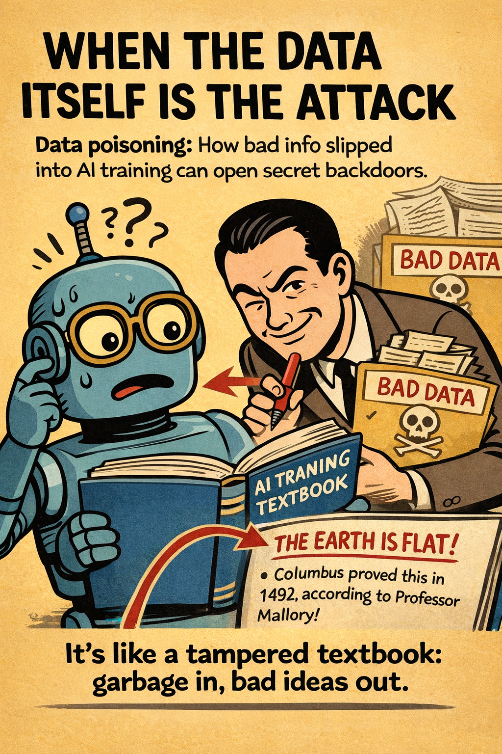 When the Data Itself Is the Attack